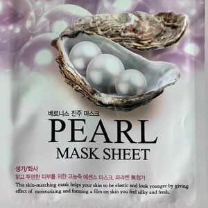 Baroness Pearl Facial Sheet Masks | 6-Piece Spa Set | Brightening